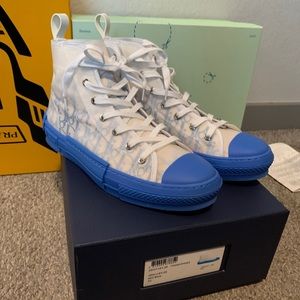 Dior B23 High Top Gradient Blue